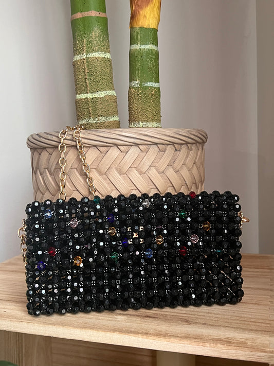 Starry Night Beaded Bag